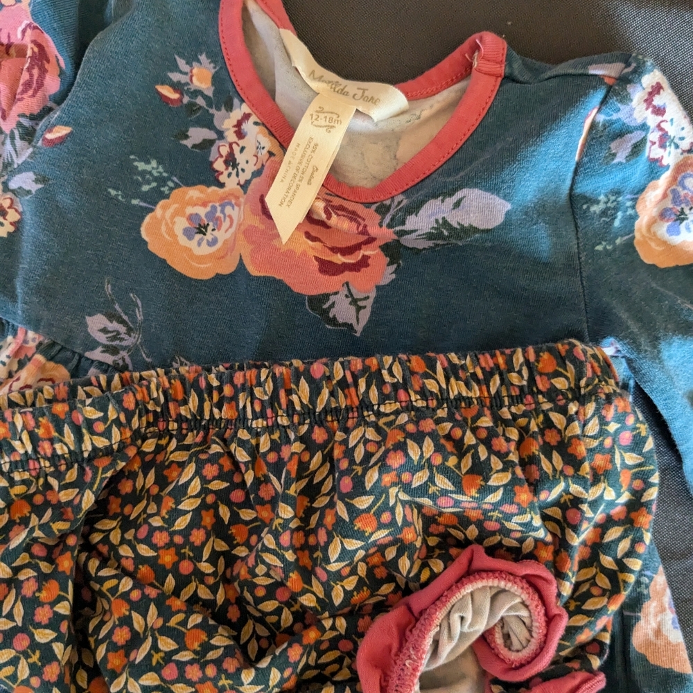 Matilda Jane Dress with Diaper Cover 12-18 months